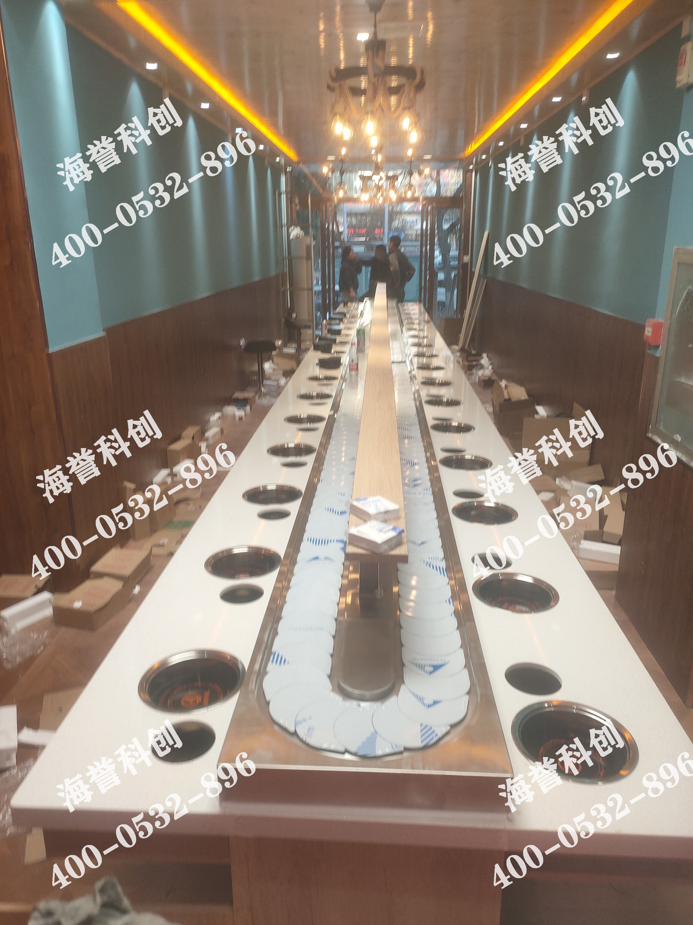 海譽科創(chuàng)河南鄭州單涮小火鍋設(shè)備安裝完成