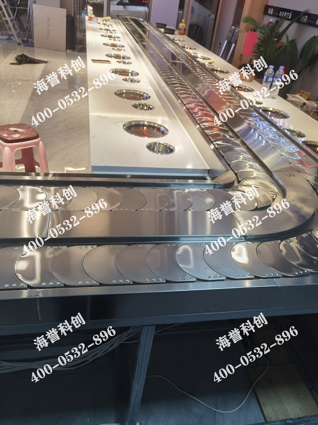 海譽科創(chuàng)內蒙古包頭單涮小火鍋設備安裝完成