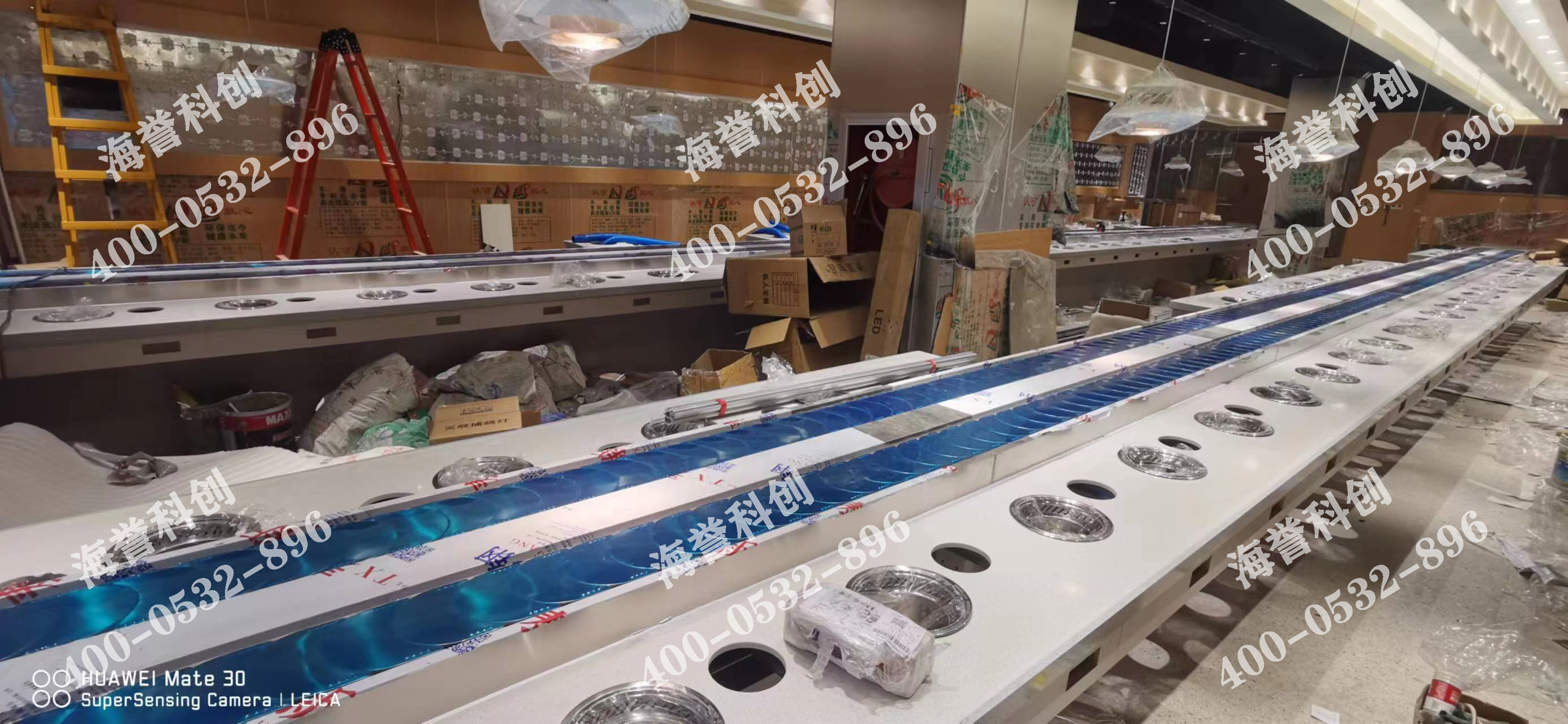海譽科創(chuàng)江蘇南京單涮無煙小火鍋設(shè)備安裝完成