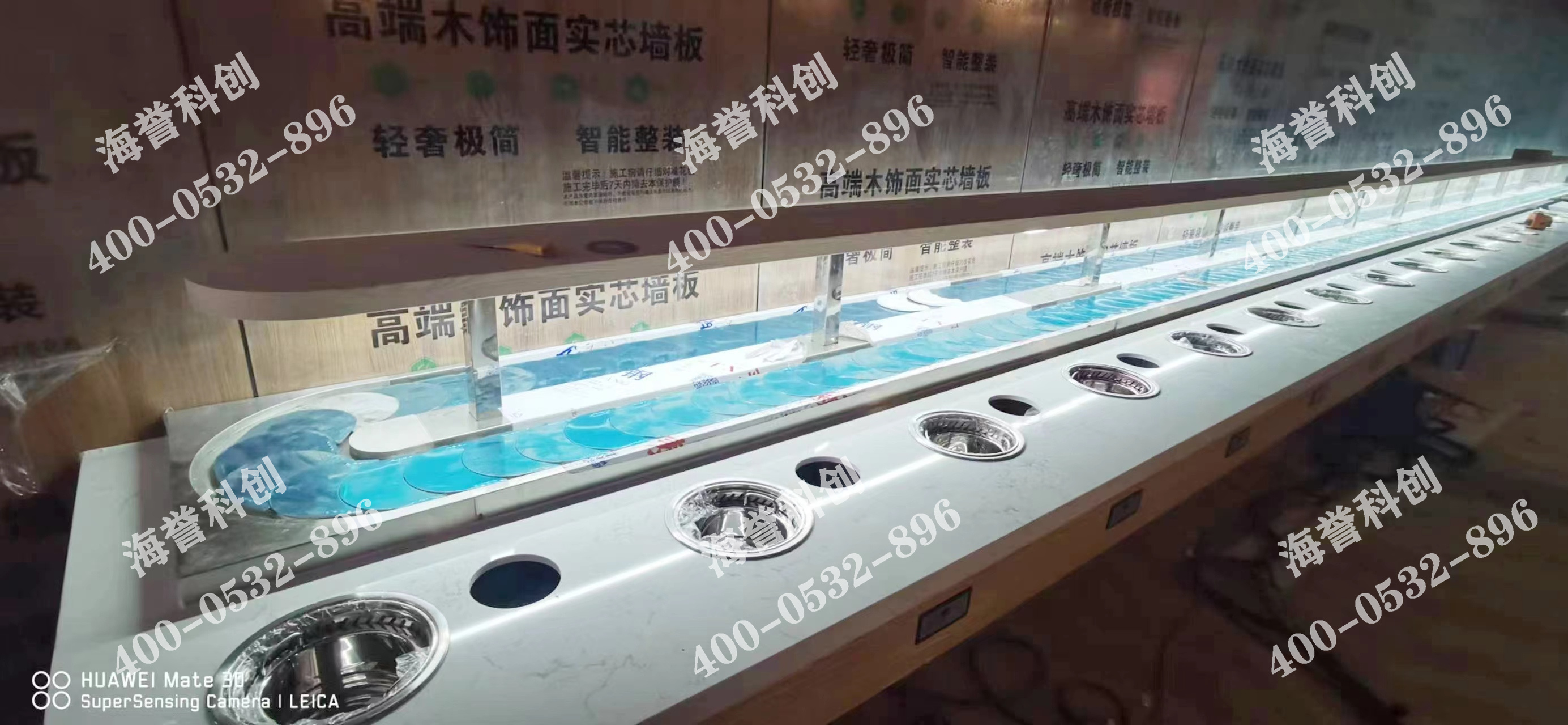 海譽科創(chuàng)內蒙古包頭單涮無煙小火鍋設備安裝完成